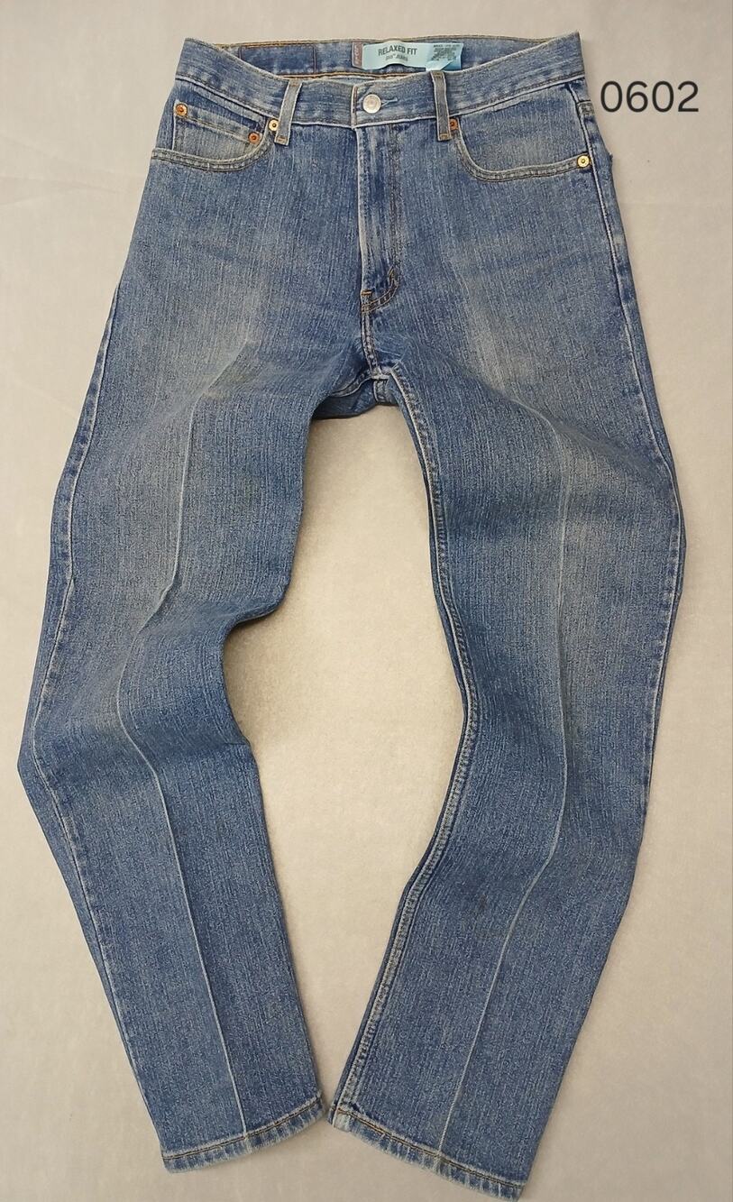 Levis (30x32) Men's 550 Straight Leg Blue Denim Jeans